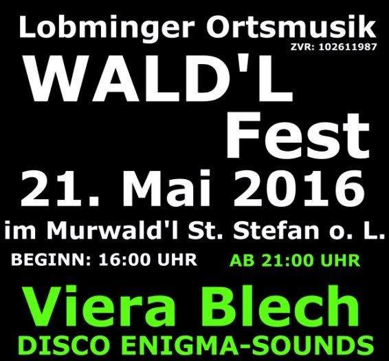Waldlfest Flyer
